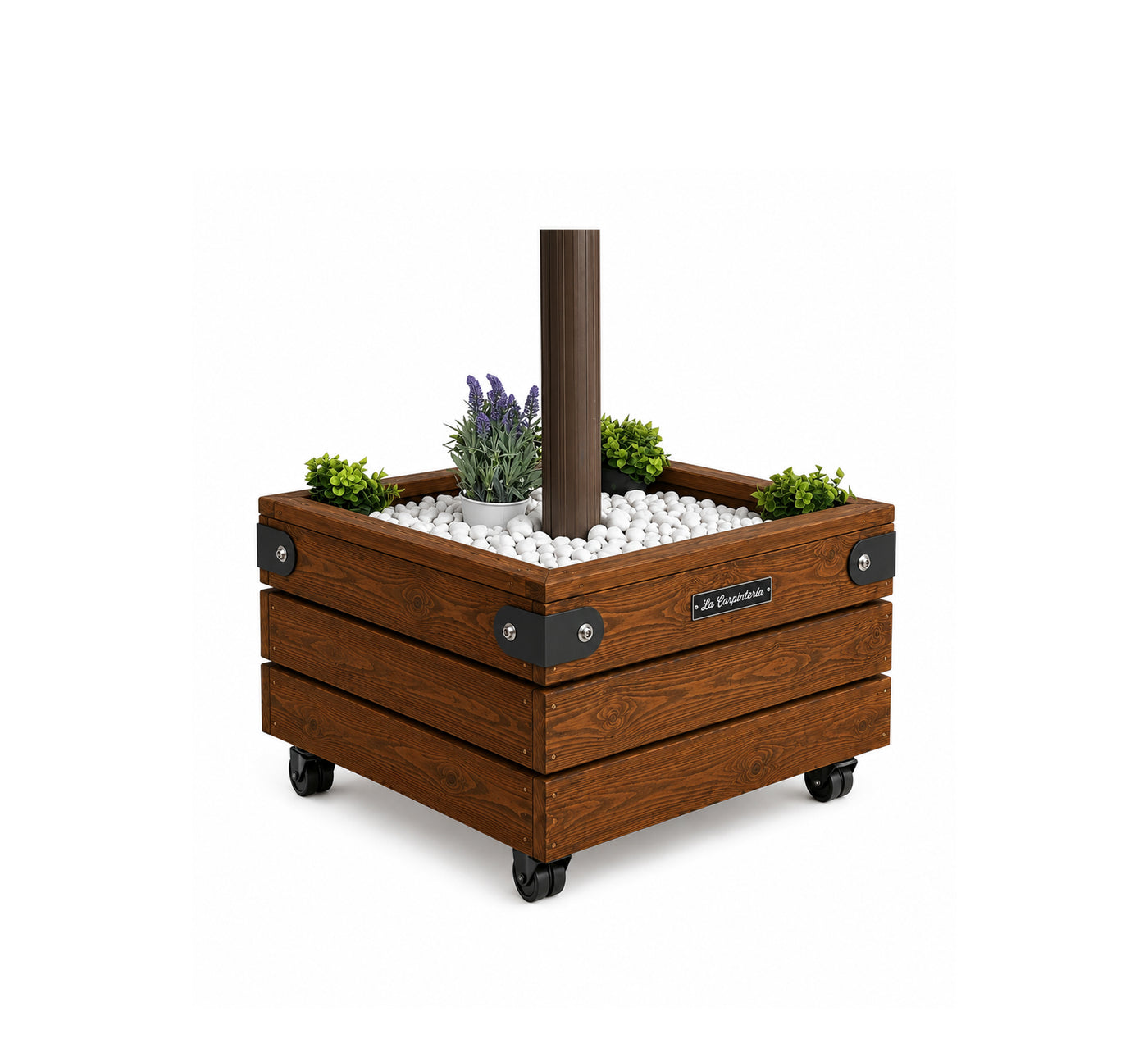 Base para Chapéu de Sol CUBO com Rodas 140 kg