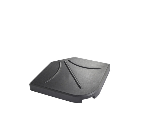 Base de cemento lacado SLAB de 25 kg en color gris antracita.