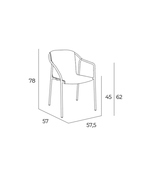 Silla de Exterior ROD de EZPELETA