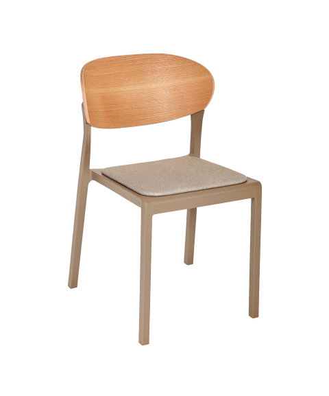 Silla de Exterior BAKE WOOD de EZPELETA