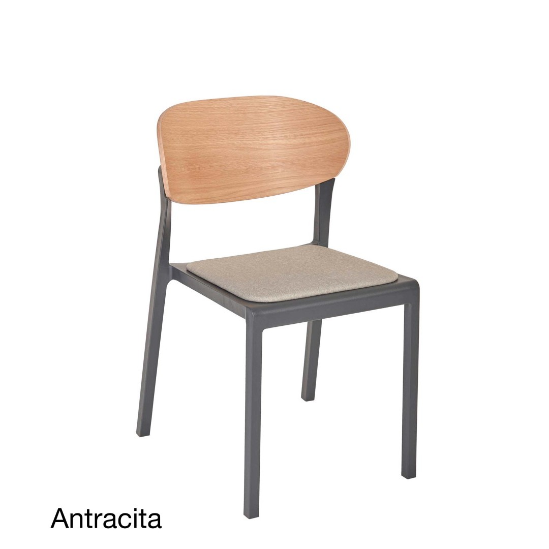 Silla de Exterior BAKE WOOD de EZPELETA