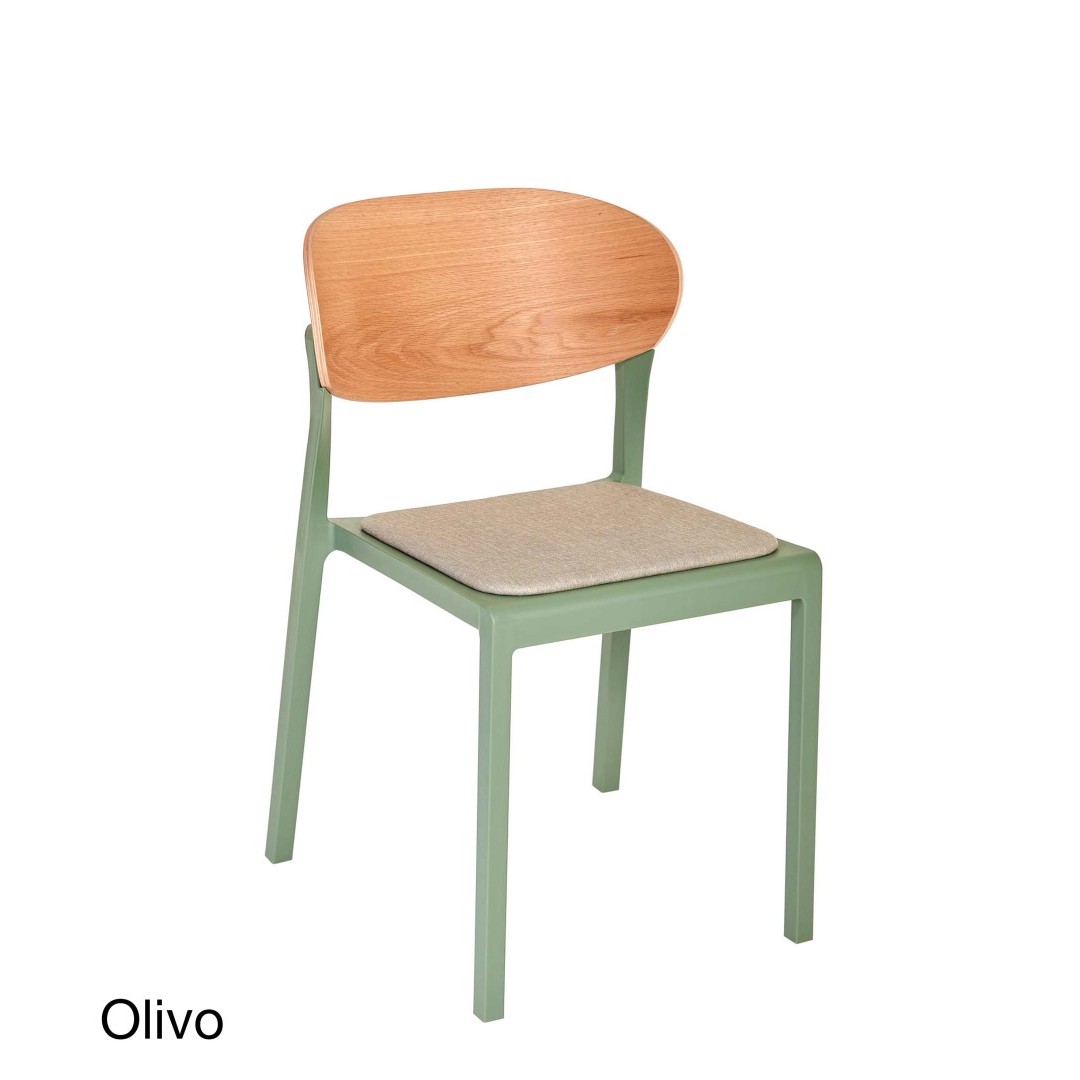 Silla de Exterior BAKE WOOD de EZPELETA