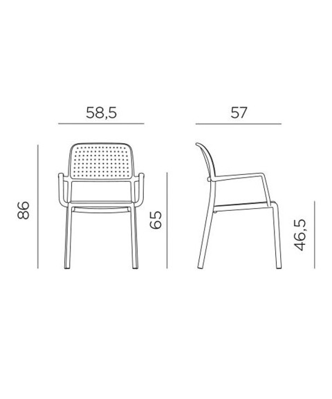 Silla de Exterior BORA de NARDI Silla de Exterior BORA de NARDI