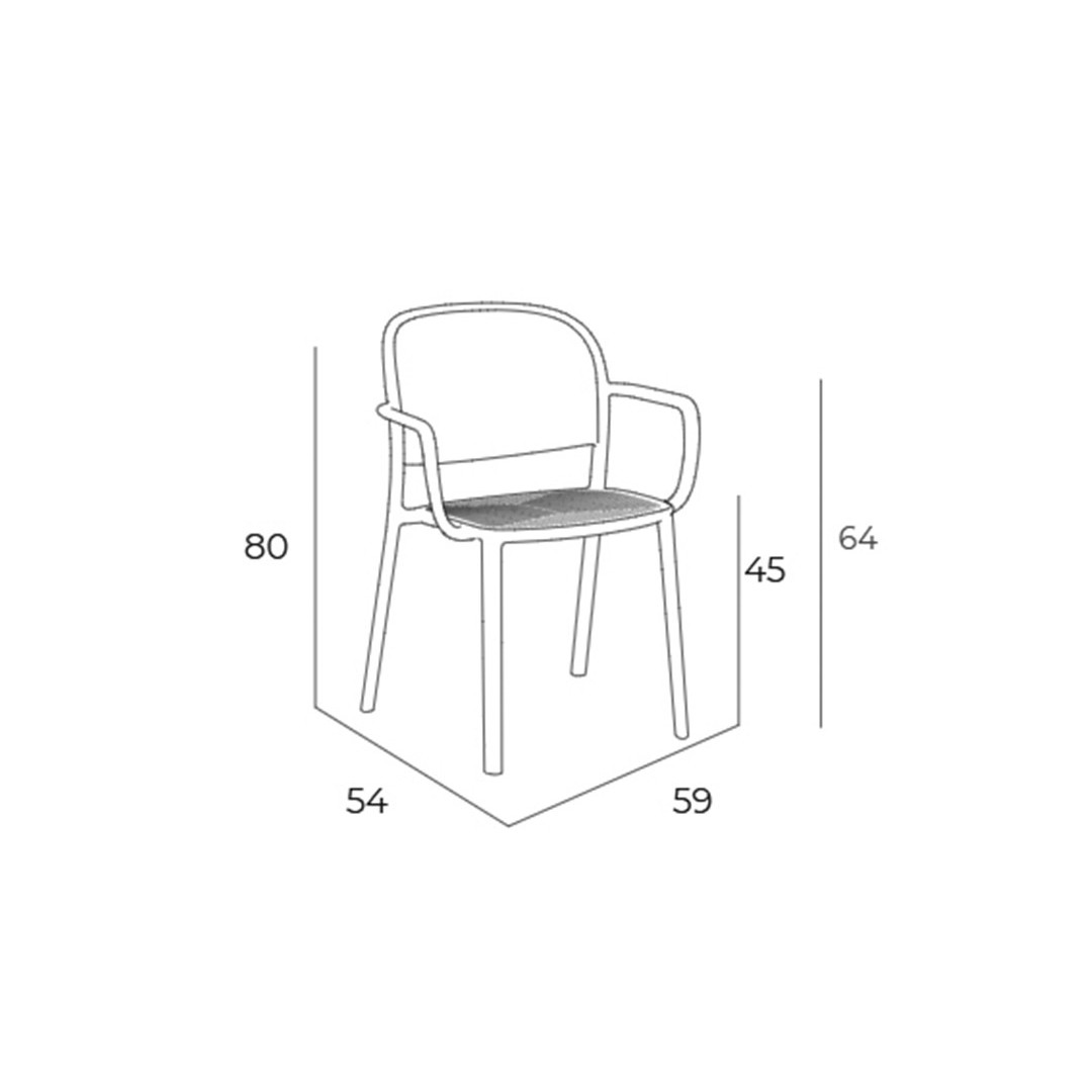 Silla de Exterior TRENA de EZPELETA