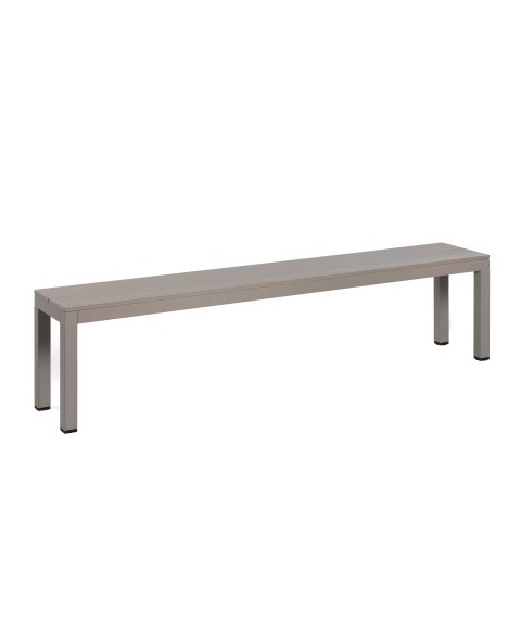 Banco de Aluminio para Mesa RIO de NARDI 3 Plazas Banco de Aluminio para Mesa RIO de NARDI 3 Plazas