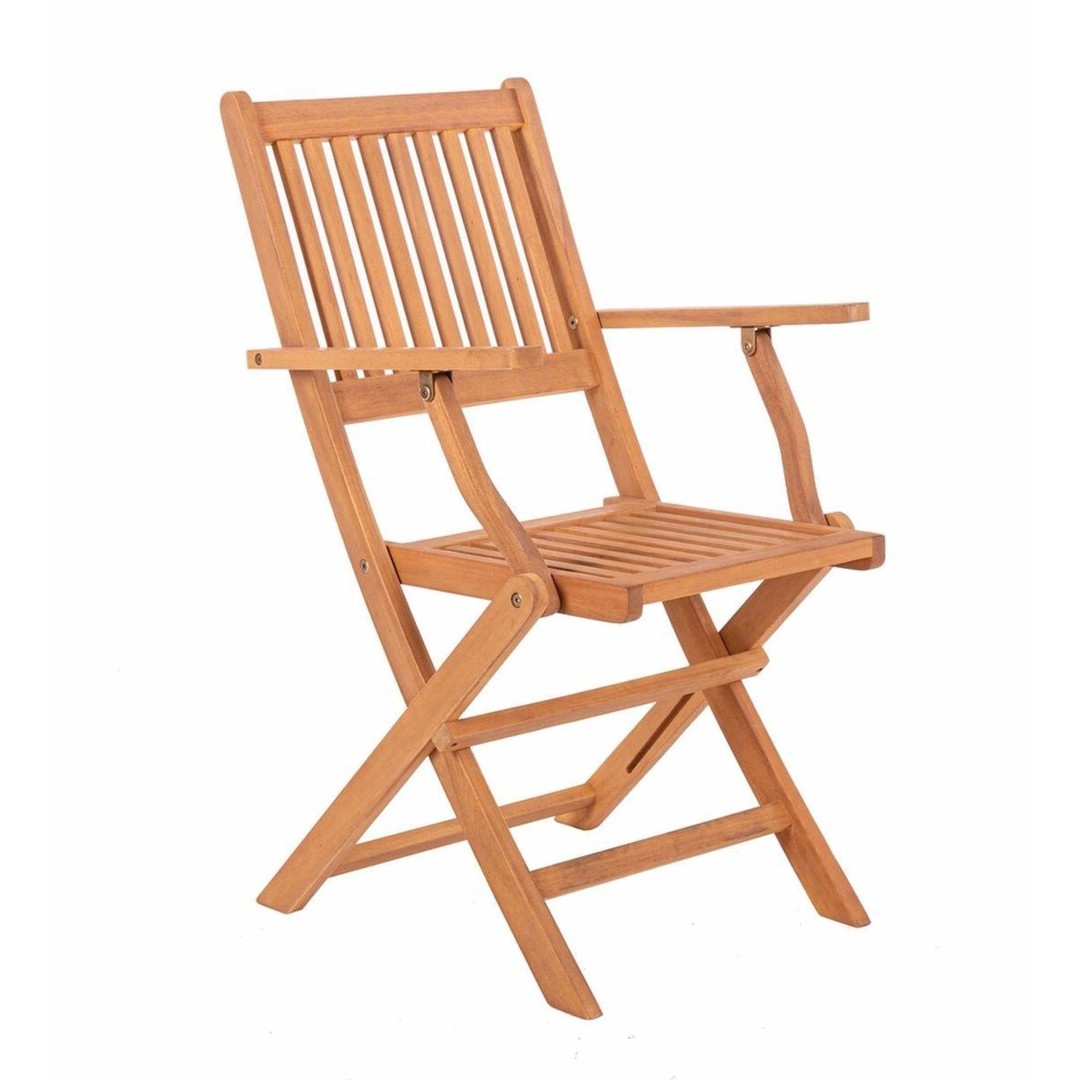 Silla de Exterior KATE de Madera de Acacia Silla de Exterior KATE de Madera de Acacia