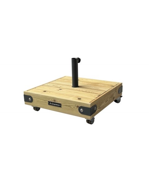 Pack Parasol EOLO de EZPELETA + Base BOX 6 + Funda Pack Parasol EOLO de EZPELETA + Base BOX 6 + Funda