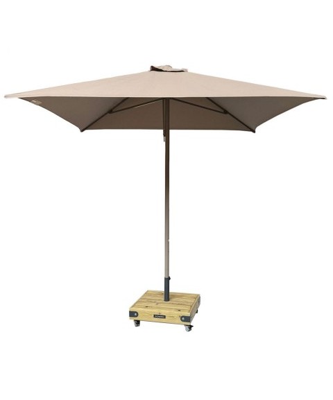 Pack Parasol EOLO de EZPELETA + Base BOX 6 + Funda Pack Parasol EOLO de EZPELETA + Base BOX 6 + Funda