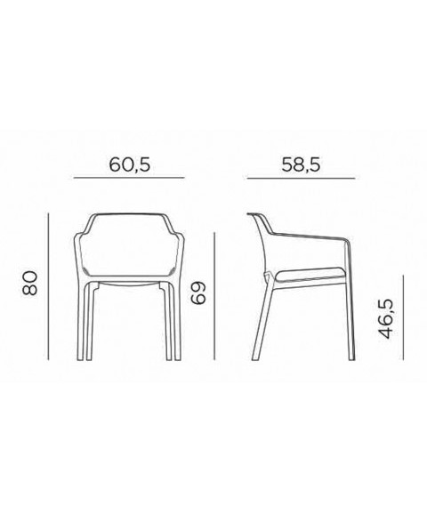 Silla de Exterior NET de NARDI