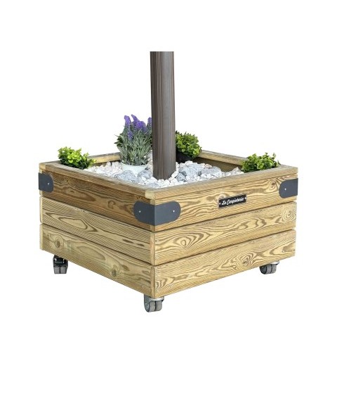 Base Parasol CUBO con Ruedas 140 kg