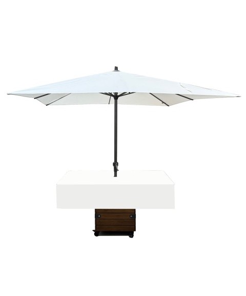 Base Parasol MESA DADO con Ruedas 200 Kg