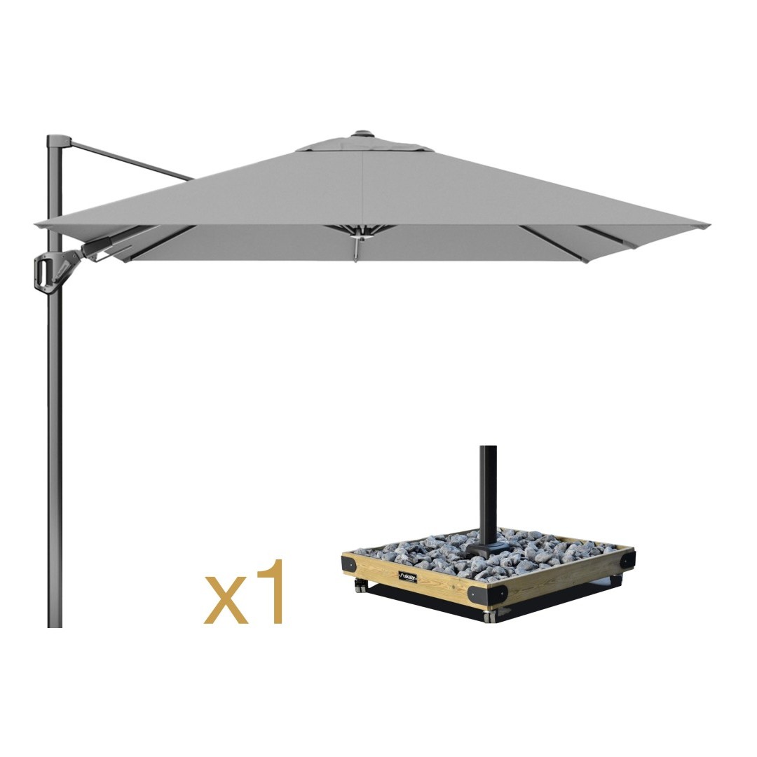 Pack Parasol VOYAGER + Base NOVA 8