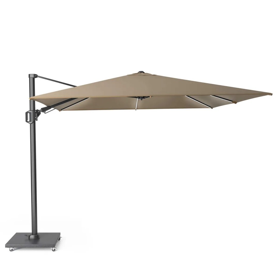 Parasol de Pie Lateral CHALLENGER GLOW LEDS 3x3 m