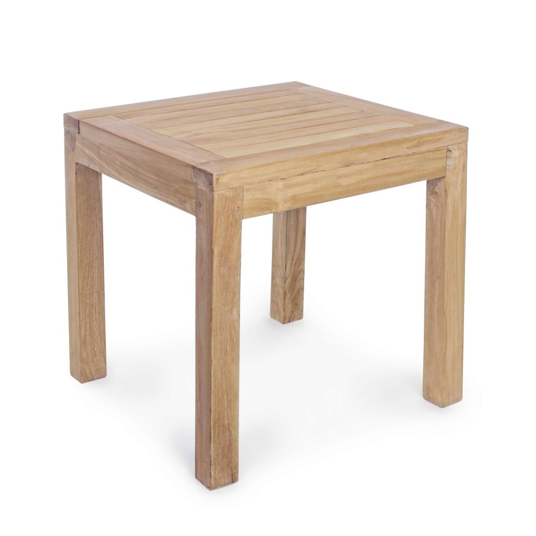 Mesa Auxiliar de Madera de TECA de BIZZOTTO