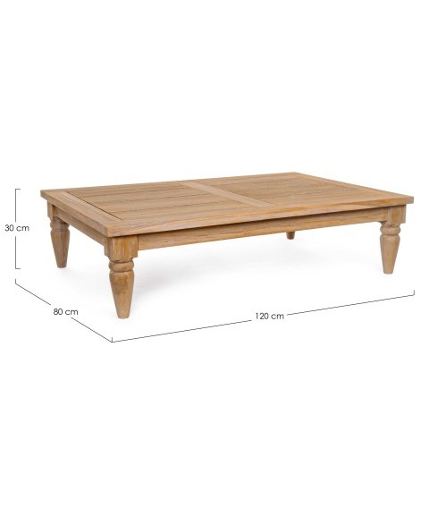 Mesa de Centro BALI de Madera de Teca de BIZZOTTO