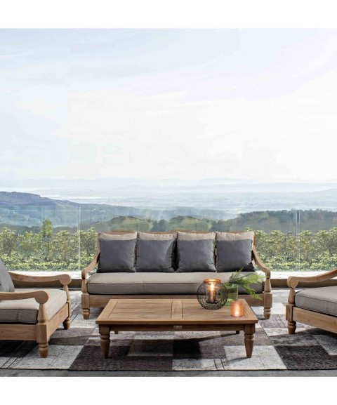 Mesa de Centro BALI de Madera de Teca de BIZZOTTO