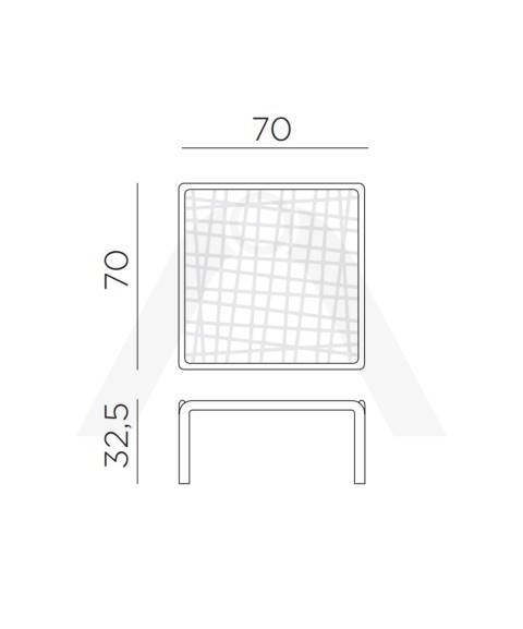 Mesa Baja KOMODO de NARDI