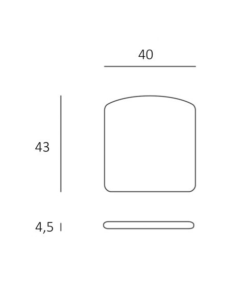 Silla de Exterior DOGA de NARDI - Cojín