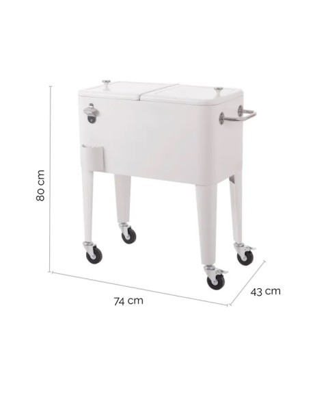 Nevera Vintage de Metal