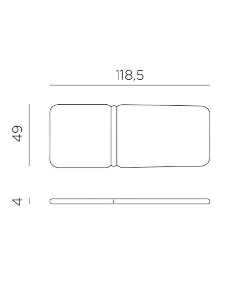 Sillón Reclinable DÁRSENA de NARDI - Cojín
