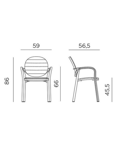 Silla de Exterior PALMA de NARDI