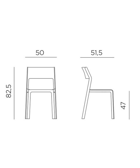 Silla de exterior TRILL de NARDI