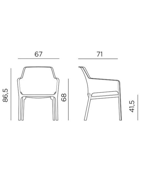 Sillón de Exterior NET RELAX de NARDI