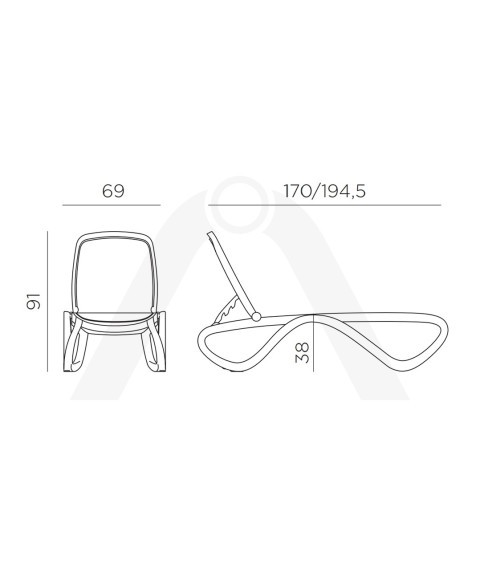 Tumbona OMEGA de NARDI