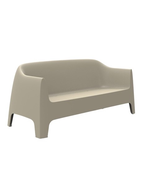 Set SOLID de VONDOM Sofá 3 Plazas