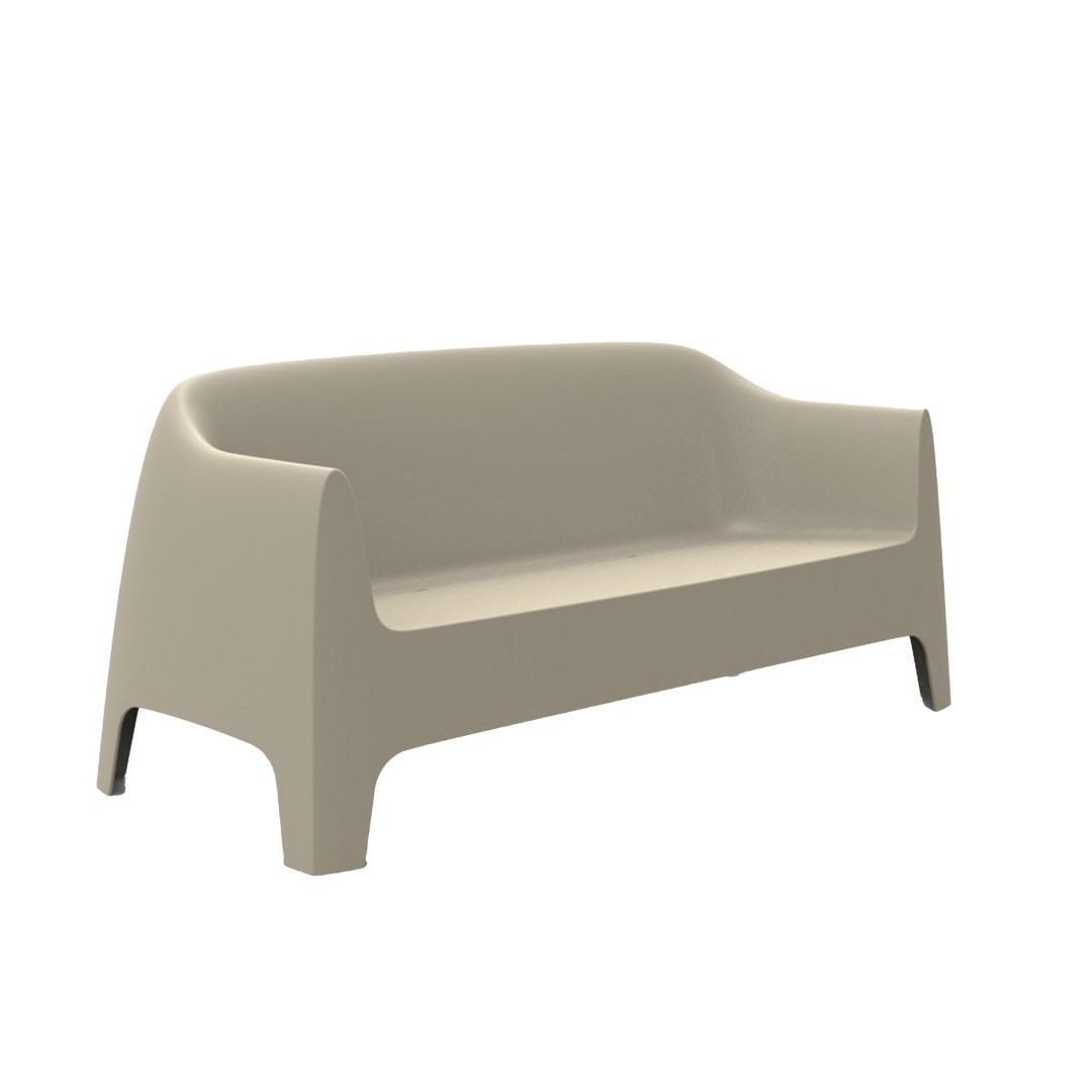 Set SOLID de VONDOM Sofá 3 Plazas