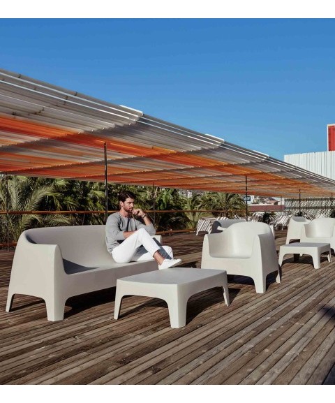 Set SOLID de VONDOM Sofá 3 Plazas