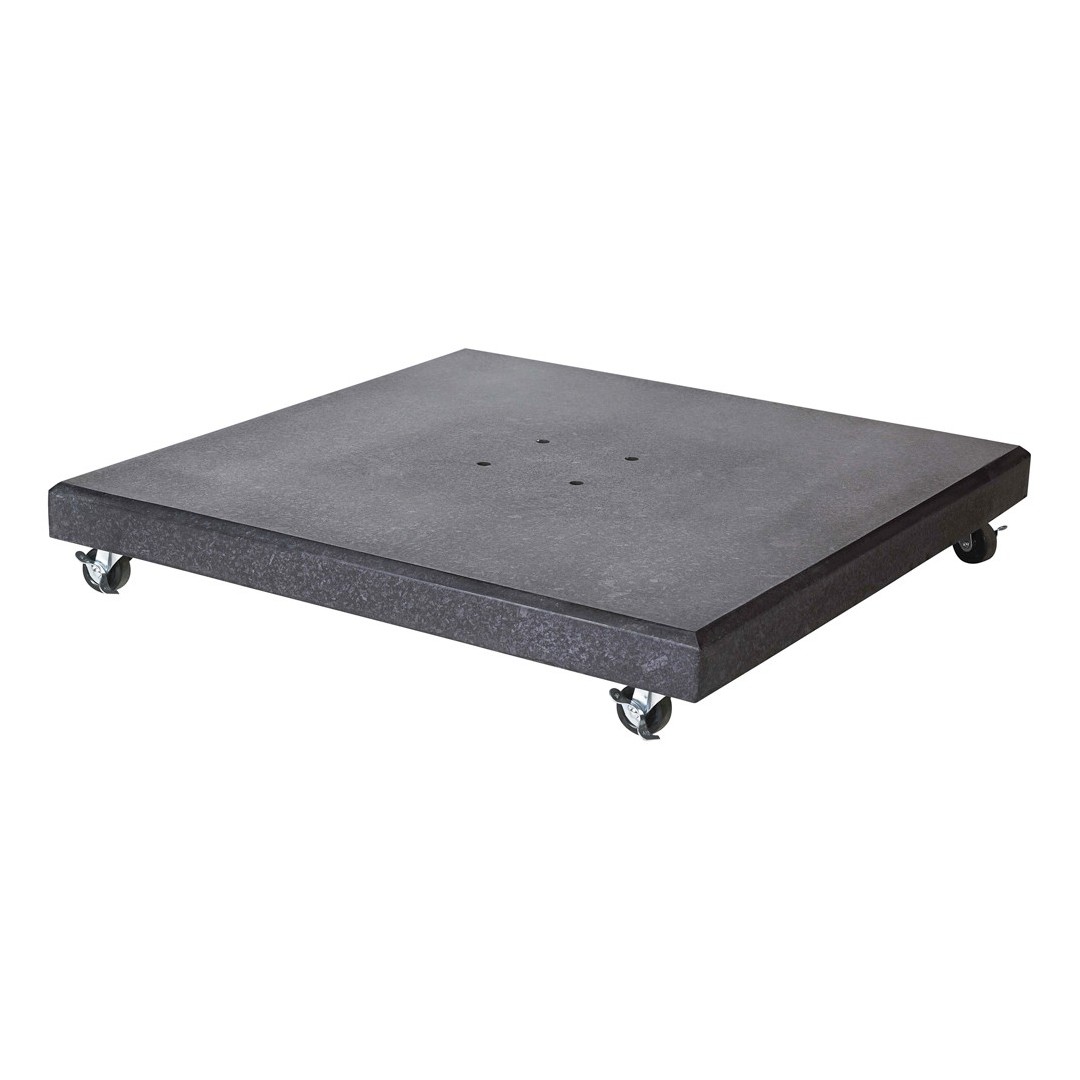 Base Parasol Pie Lateral MODENA con Ruedas 90 kg