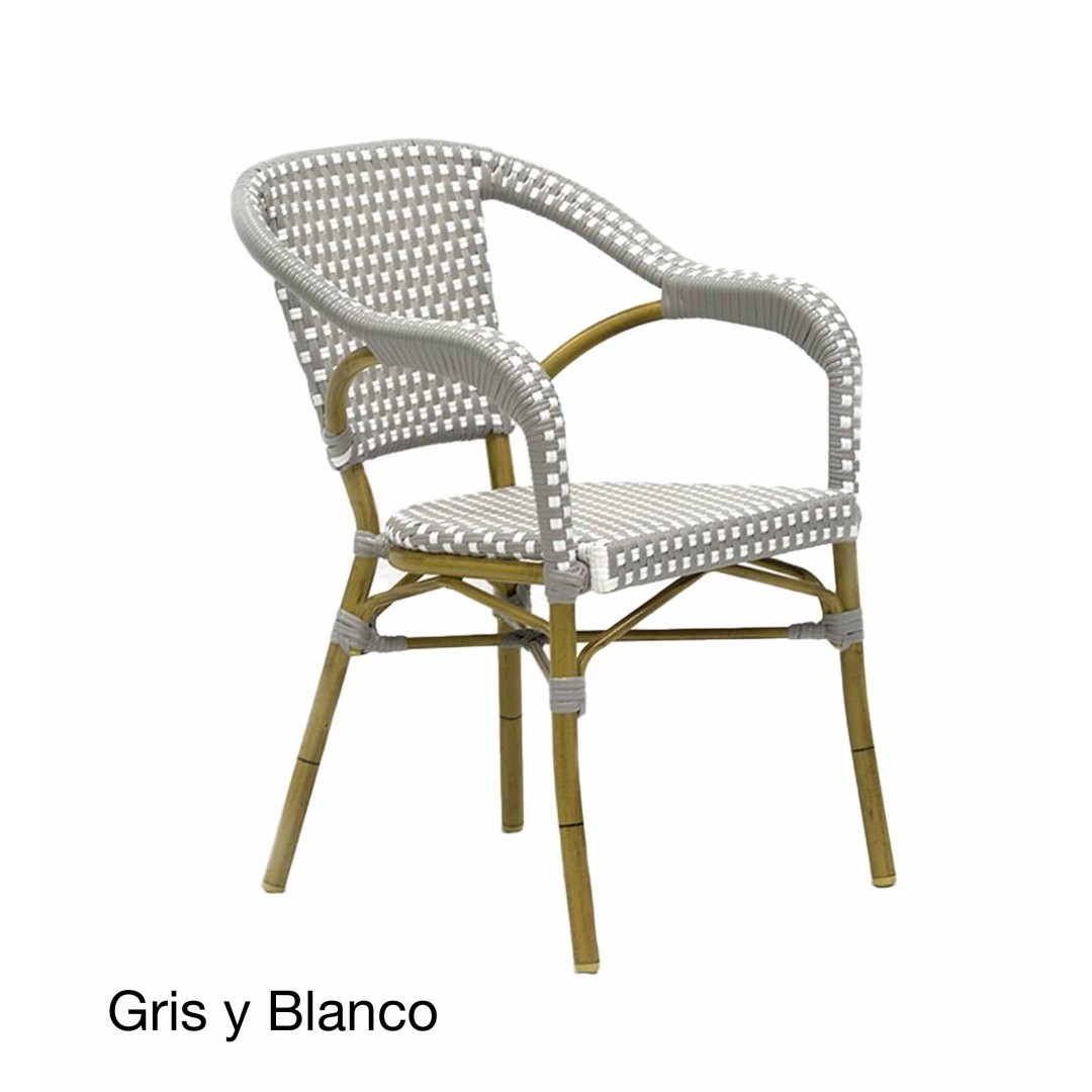 Sillón ARLÉS de Aluminio y Rattán Sintético