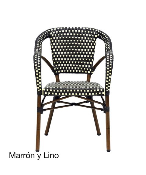 Sillón ARLÉS de Aluminio y Rattán Sintético