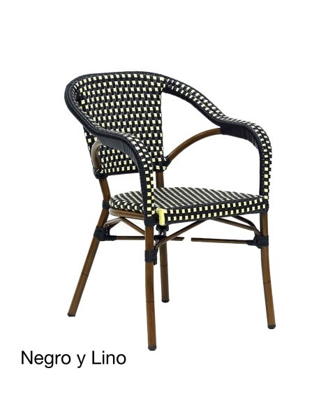 Sillón ARLÉS de Aluminio y Rattán Sintético