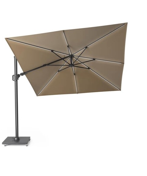 Parasol de Pie Lateral CHALLENGER GLOW LEDS 3x3 m