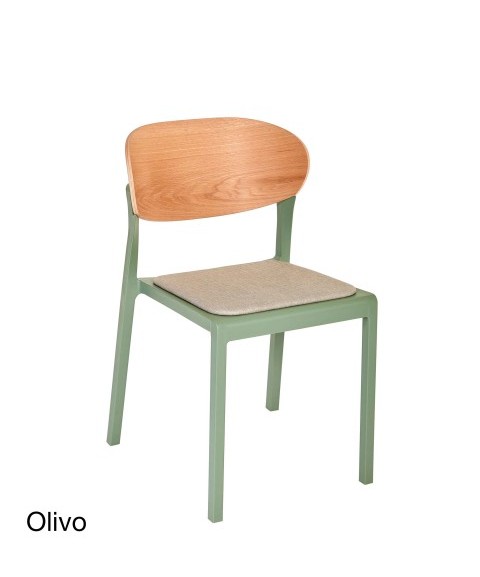 Silla de Exterior BAKE WOOD de EZPELETA