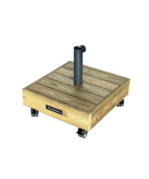 Base Parasol BOX 5 con Ruedas 35 kg - Pie Central