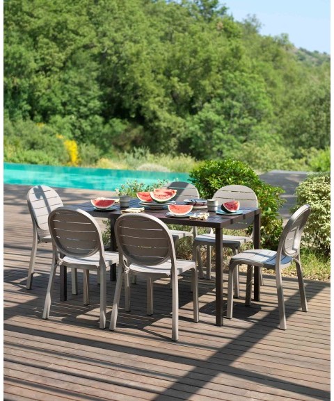 Mesa CUBE Rectangular de NARDI 6 - 8 Plazas