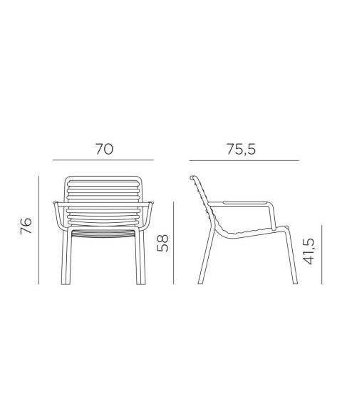 Sillón de Exterior DOGA RELAX de NARDI