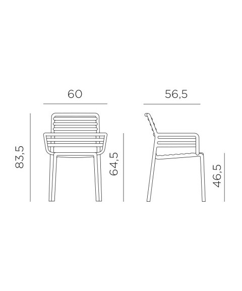 Silla de Exterior DOGA de NARDI