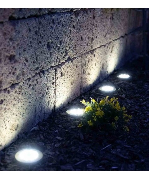 Lámpara Solar LED de Acero Inoxidable