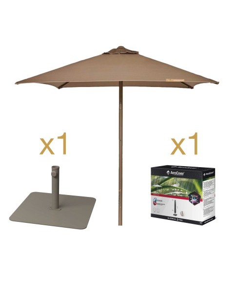 Pack Parasol EOLO + Base LOOP de EZPELETA + Funda