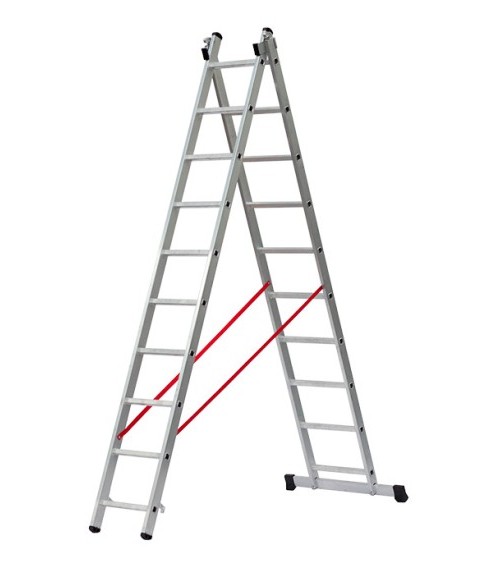 Escalera de Aluminio 2 Tramos Premium