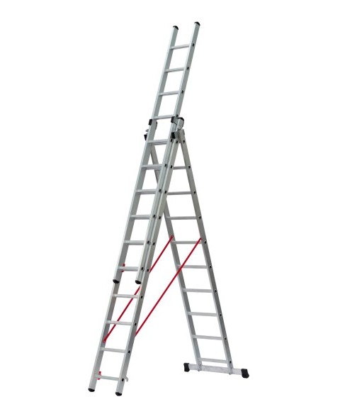 Escalera de Aluminio 3 Tramos Premium