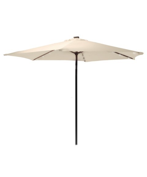 Parasol de Pie Central ARAL 260 cm con LEDs