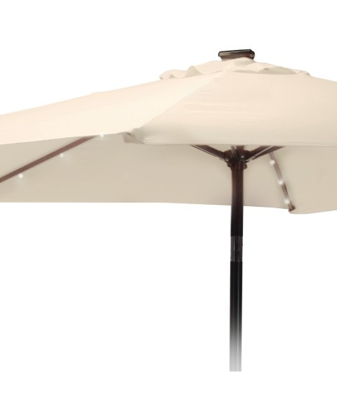 Parasol de Pie Central ARAL 260 cm con LEDs