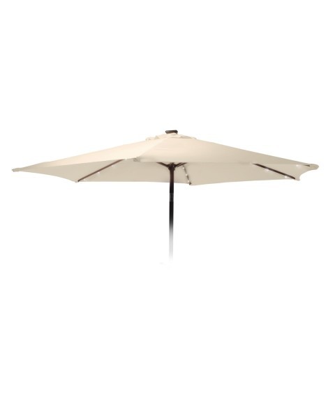 Parasol de Pie Central ARAL 260 cm con LEDs