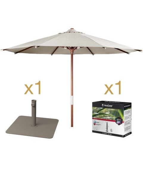 Pack Parasol JAVA + Base LOOP de EZPELETA + Funda