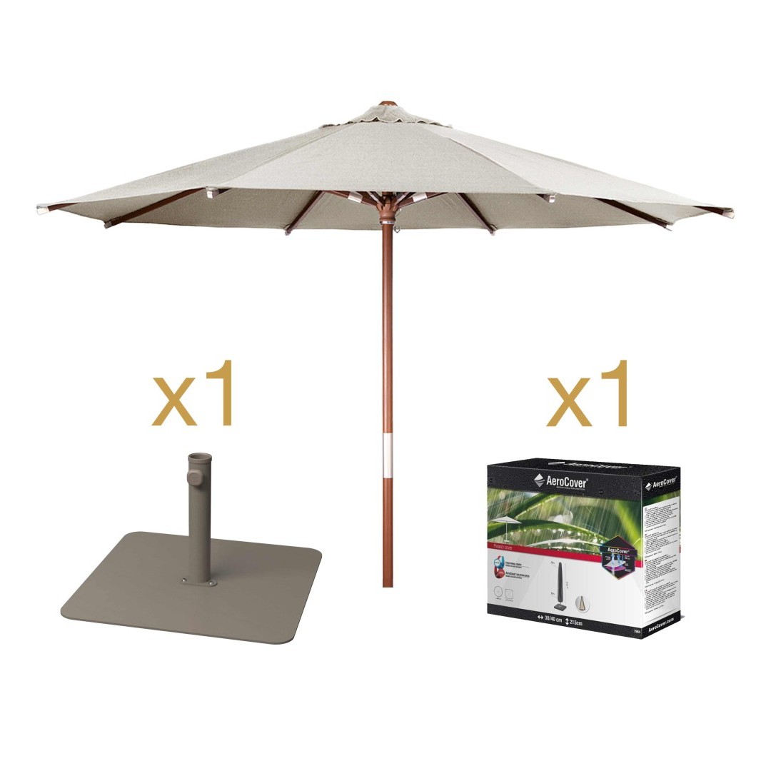 Pack Parasol JAVA + Base LOOP de EZPELETA + Funda